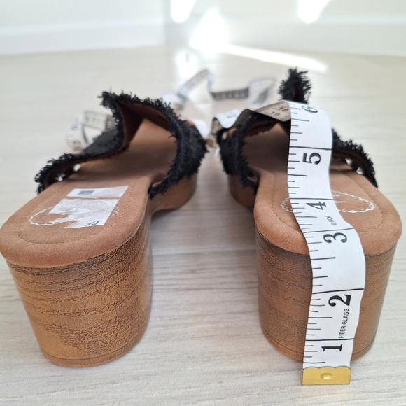 Rocket Dog women's black Clipper slide chunky heeled sandals - size 8 - Picture 6 of 10